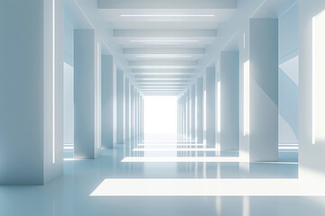 Obraz premium Futuristic 3D Virtual Space Background