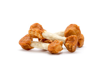 mouthwatering treats for the dog in the shape of a bone