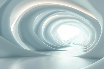 Futuristic 3D Virtual Space Background