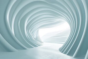 Naklejka premium Futuristic 3D Virtual Space Background