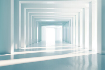 Fototapeta premium Futuristic 3D Virtual Space Background