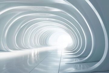 Futuristic 3D Virtual Space Background