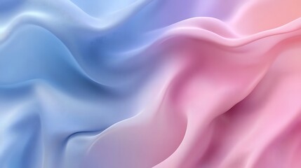 Obraz premium Abstract Wavy Pink and Blue Gradient Background