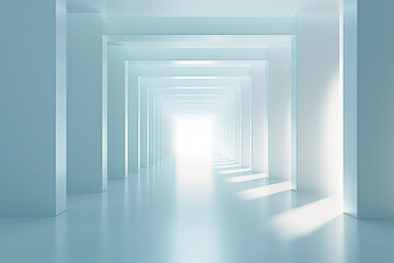 Obraz premium Futuristic 3D Virtual Space Background