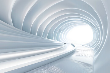 Futuristic 3D Virtual Space Background