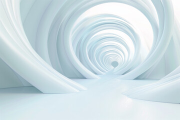 Futuristic 3D Virtual Space Background