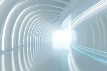 Futuristic 3D Virtual Space Background