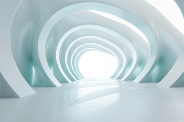 Obraz premium Futuristic 3D Virtual Space Background