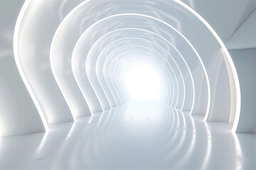 Futuristic 3D Virtual Space Background