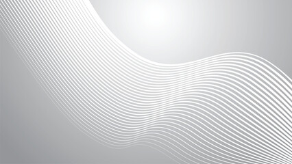 Grey gradient with curve line abstract background vector image for backdrop or presentation