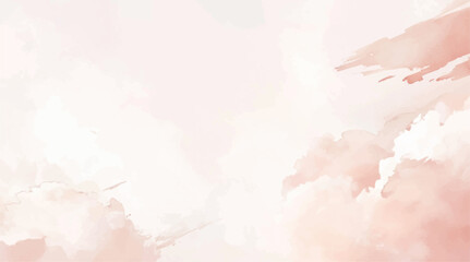 Obraz premium Abstract horizontal watercolor background. Hand drawn vector texture. Brush stroked painting pastel color watercolour