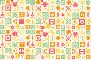 ontemporary Seamless Geometric Pattern with Wavy Stripes and Diamond Outlines – Bright and Minimalist Design for Modern Wallpaper, Fashion Textiles, and Home Backgrounds