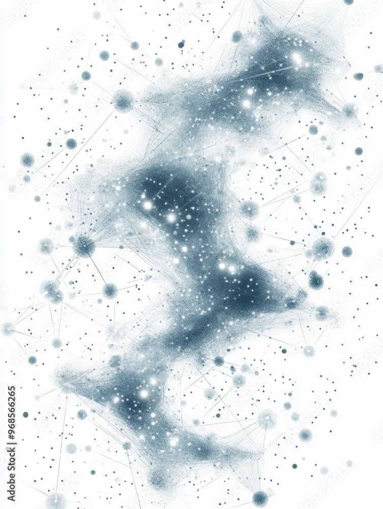 Poster abstract network visualization.