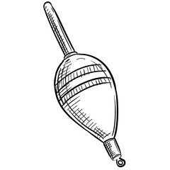 fishing float handdrawn illustration © nikagraphic