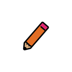 Pencil icon stock vector illustration