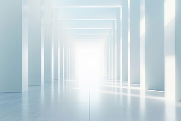 Futuristic 3D Virtual Space Background