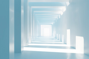 Futuristic 3D Virtual Space Background