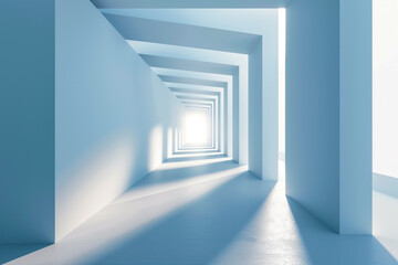 Futuristic 3D Virtual Space Background