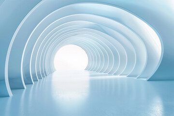 Futuristic 3D Virtual Space Background