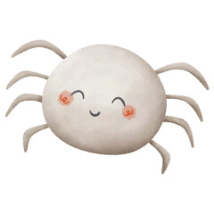 Cute Kawaii Spider in Halloween Season