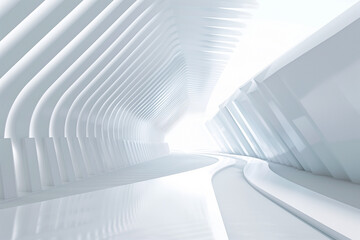 Futuristic 3D Virtual Space Background