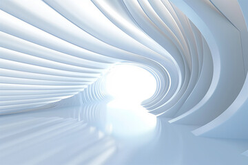 Naklejka premium Futuristic 3D Virtual Space Background