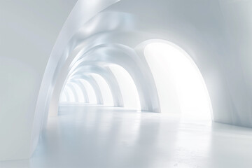 Futuristic 3D Virtual Space Background