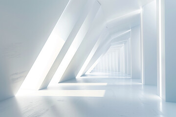 Obraz premium Futuristic 3D Virtual Space Background