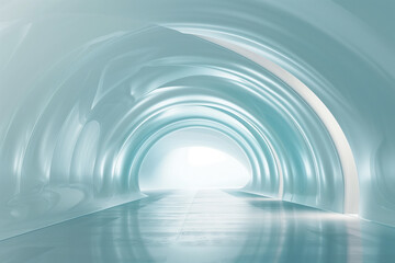 Futuristic 3D Virtual Space Background