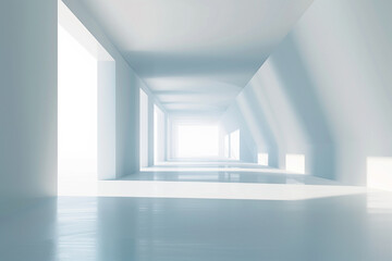 Futuristic 3D Virtual Space Background