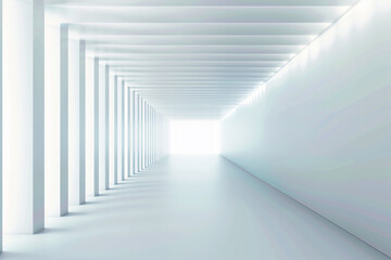 Futuristic 3D Virtual Space Background