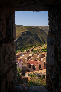 Cornago castle. Alhama valley. La Rioja. Spain. Europe