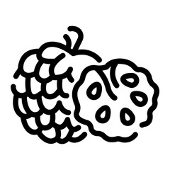 soursop Line Icon