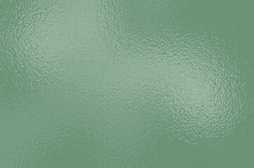 Soft green foil glass texture background. Abstract gradient bright light reflection and shiny rough texture surface. Glass effect background 