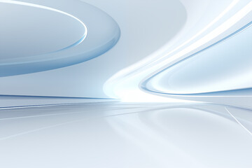 Futuristic 3D Virtual Space Background