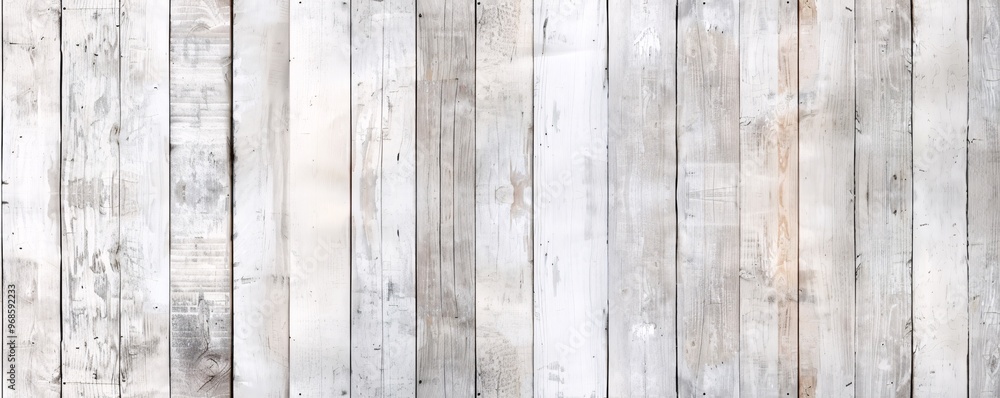 Poster horizontal wooden planks with a soft gray wash finish, providing a neutral background with subtle te