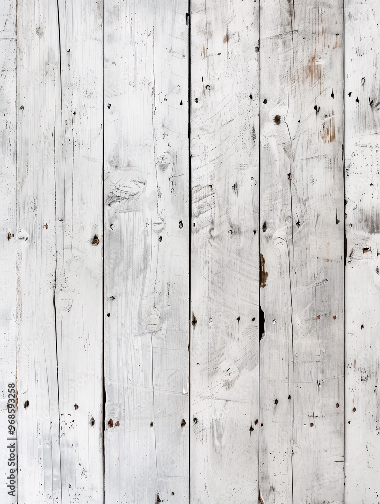 Poster whitewashed wooden texture background with a soft, weathered look and subtle grain, providing a ligh