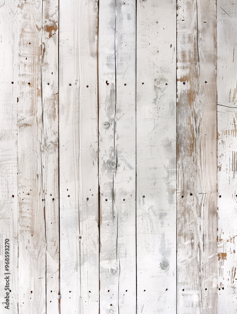 Poster whitewashed wooden texture background with a soft, weathered look and subtle grain, providing a ligh