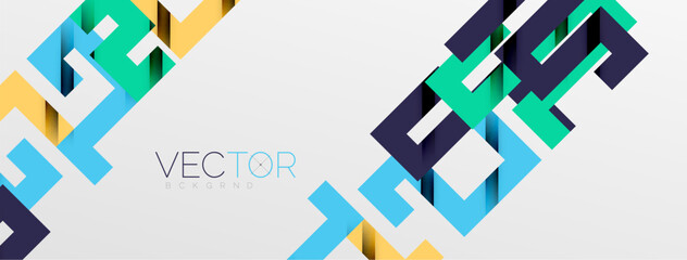 Color bend lines with shadow texture effect. Vector Illustration For Wallpaper, Banner, Background, Card, Book Illustration, landing page