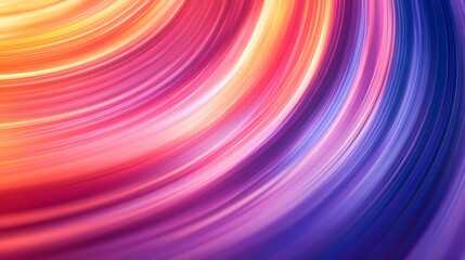 Fototapeta premium Modern abstract high-speed light effect. Abstract background with curved beams of light. Technology futuristic dynamic motion. Movement pattern for banner or poster design background concept.