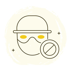 Anti-Fraud and Security Vector Icon Design, fraud prevention, risk management, fraud detection, identity protection