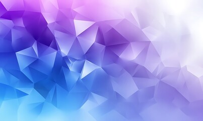Fototapeta premium Geometric pink, blue background with polygonal shapes and gradients