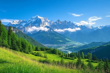 Obraz premium hills landscape beautiful wallpaper nature