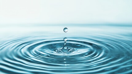 Water Drop Ripples Abstract Background