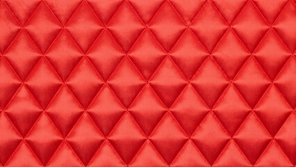 Quilted fabric. The texture of the blanket. 