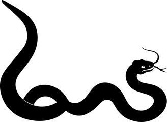 Chinese snake ornament border drawing