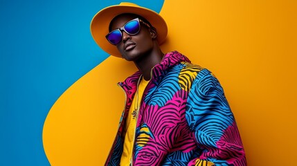 Urban, graffiti-inspired street fashion illustration, contemporary, fashion, youth culture, visual expression :: bold styles, vibrant patterns, urban attitude