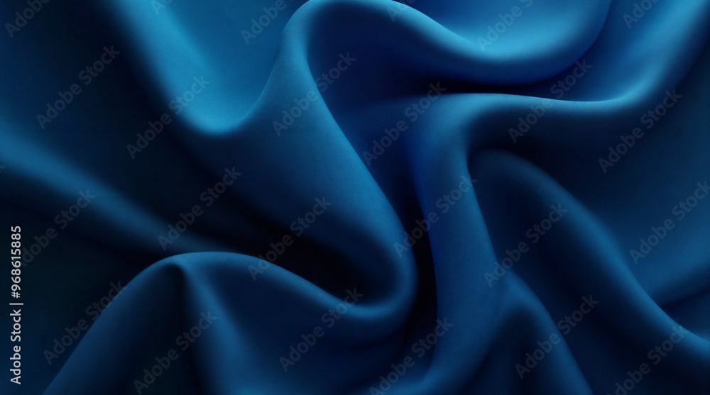 Poster digital curved cloth lines with bokeh abstract background generative ai