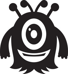 Cute Monster Character Icon