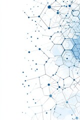 Obraz premium Abstract Technology Background with Hexagon Pattern